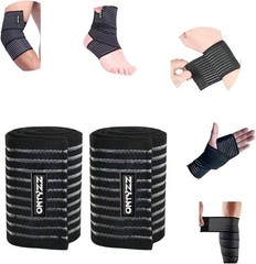 Adjustable Calf Compression Bandage Support Knee Wraps Elastic Sports Knee Ba…