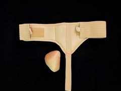 Inguinal Hernia Groin Support Belt Adjustable Elastic Left Side