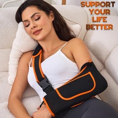 Arm Sling Shoulder Support Elbow Wrist Brace Adjustable Buckle Size M