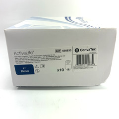 10 ConvaTec 650830 ActiveLife One Piece Urostomy Pouches 1″ Exp 2031 *Note