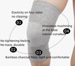 1 Pair~Knee Support Elastic Compression Knee Sleeve for Arthritis Sport Pain~USA