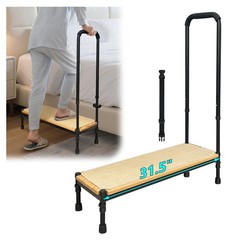Bed Step Stool with Adjustable Handle for Elderly, Medical Step Stool for Bed…
