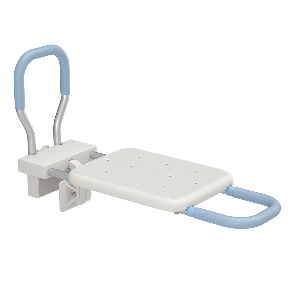 Shower Chair with Bathtub Handrail,Up to 400lbs Capacity