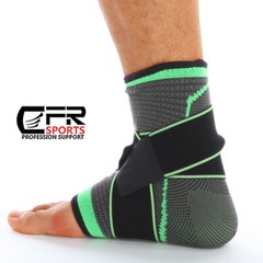 Ankle Brace Support Compression Sleeve Sprained Foot Tendon Pain Relief Wrap US
