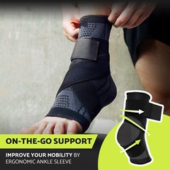 Ankle Brace Support Compress Sleeve Foot Tendon Plantar Fasciitis For Men Women