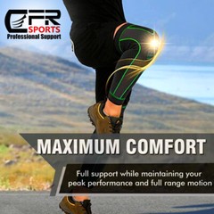 Full Leg Knee Brace Compression Sleeve Sport Support Stabilizers Injury Recovery