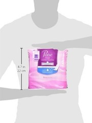 Poise Incontinence Pads, 16 Count, Long Length, 4 Drop Moderate Absorbency