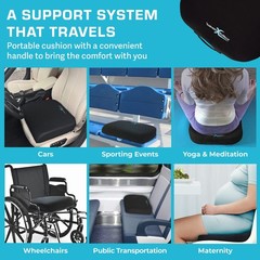 Xtreme Comforts Seat Cushions | Office Chair for Classic, Black
