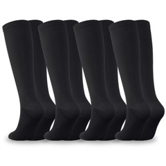 S M L 2XL 3XL 4XL Compression Socks Women Men Wide Calf Flight Socks Knee High