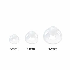 (10 pcs) Hearing Amplifier Dome Open Fit Ear Tip Earplugs Earbuds Replacement