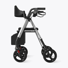 Z21 Lightweight Rollator Walker Silver