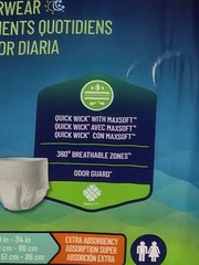Prevail Per-Fit Daily Underwear Pull On Unisex SMALL PF511- 4 Bags 80 Total