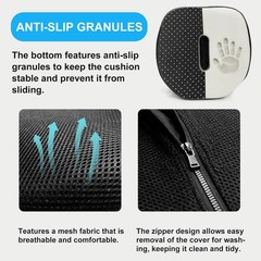 Memory Foam Seat Cushion for Office Chair, Wheelchair Cushions,Hemorrhoid Pil…