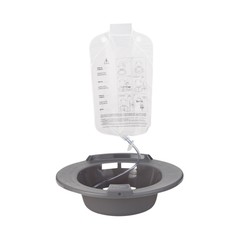 McKesson Sitz Bath Graduated 500 mL Increments up to 2000 mL Graphite 10 Ct