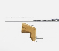Alps General purpose Cushion Prosthetic liner,Sz 24. 3mm Thick, GPFR24-3