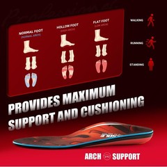 VALSOLE 250+ lbs Plantar MEN 15-15 1/2 | WOMEN 17-17 1/2–(327mm), Red