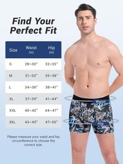 Men’s Incontinence Underwear, Light Absorbency, Moisture-Wicking Boxer Briefs (3