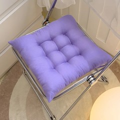 Soft 40*40cm Square Chair Cushion Thicken with Anti-skid Strap Student Seat Cush