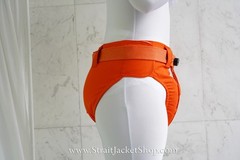 Anti-diaper removal Pants with Segufix Locks and Hook and Loop Slim Fit Closing