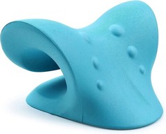 Powerful Blue Neck Relaxer – Cervical Traction Device for TMJ Pain Relief