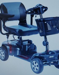 Drive 4-Wheel Mobility Scooter w/ Front Basket, Removable Battery, 8.3mi