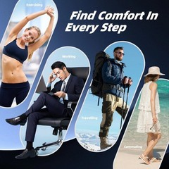 Arch Support Inserts with Gel Comfort – Height Options for Foot Pain Relief