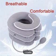 1pc -Grade Inflatable Neck Stretcher with 4-Level Adjustment & Cervical Brace