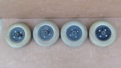 Hoveround Teknique XHD Electric mobility scooter parts: 4 rear caster wheels