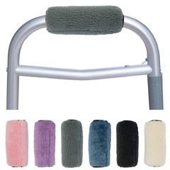 DELUXE PlushGrips Extra Thick Fleece Walker Grip Covers – 1 Pair – Any Color