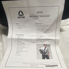 ARYSE Metforce AY-72 Shoulder Brace L3670 Large Abduction Pillow (New)
