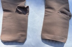 Juzo Beige 3512 AG SIZE III 30-40 Hg Thigh High Stockings Silicone Border NEW