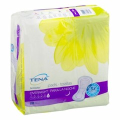 TENA Intimates Overnight Pad Pack of 28 (Pack of 2) COMBO PACK