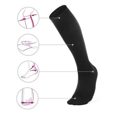 S-4XL Wide Calf Plus Size Compression Socks Women Men 20-30mmHg Medical Stocking
