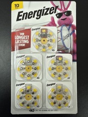 Lot Of 9 Energizer Heading Aid Batteries Size 10 & 13