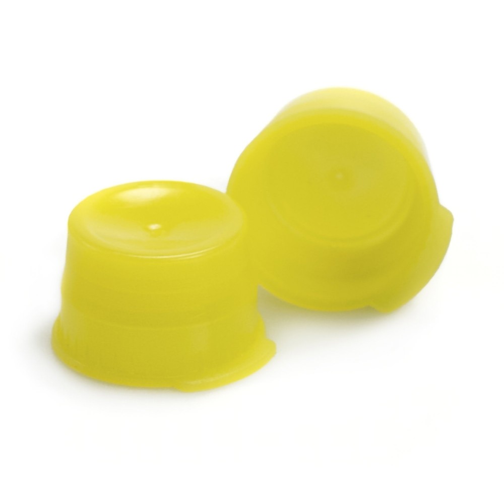 McKesson Tube Closure Snap Cap Yellow Polyethylene 177-113146Y 1000 per Bag