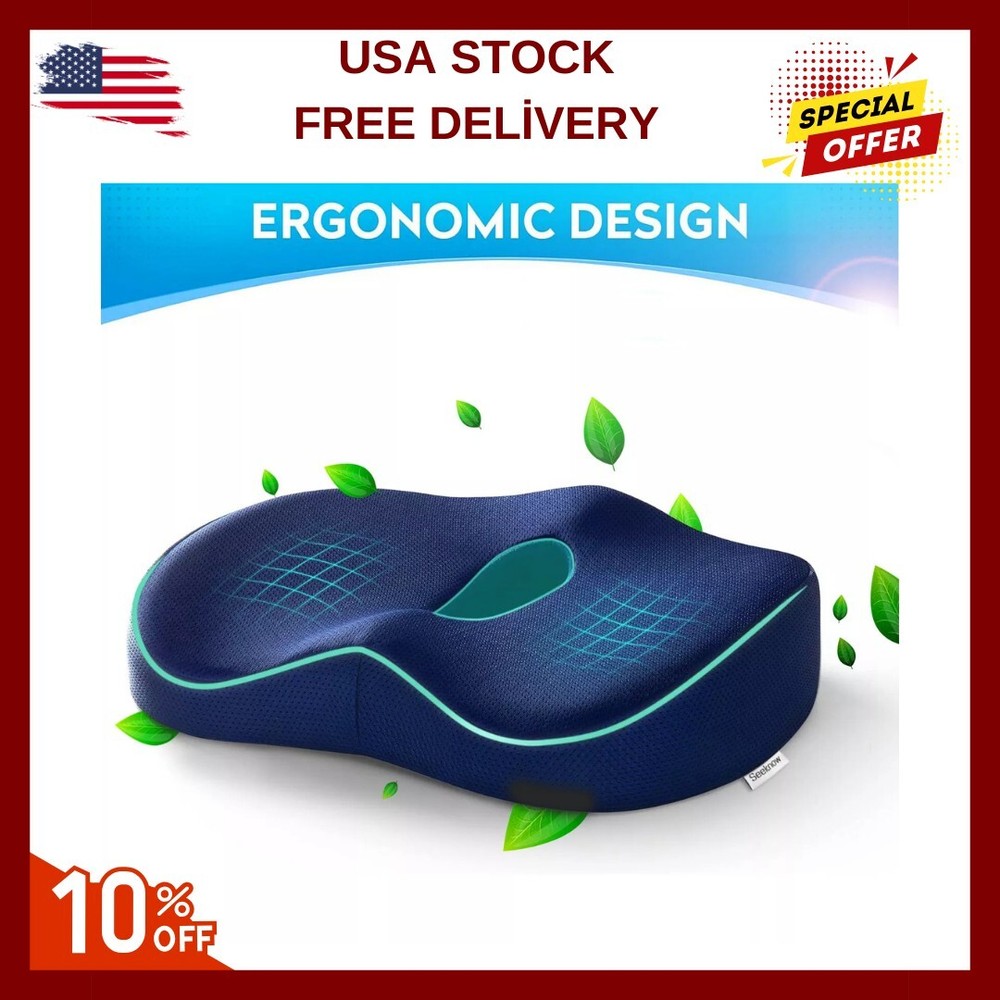 Cushion Lab Patented Pressure Relief Seat Cushion for Long Sitting Hours