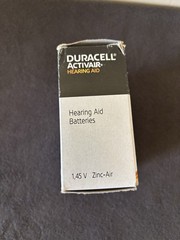 Duracell Activair Hearing Aid Batteries 10 Pack Of 6 (60 Total) Exp 08/2026