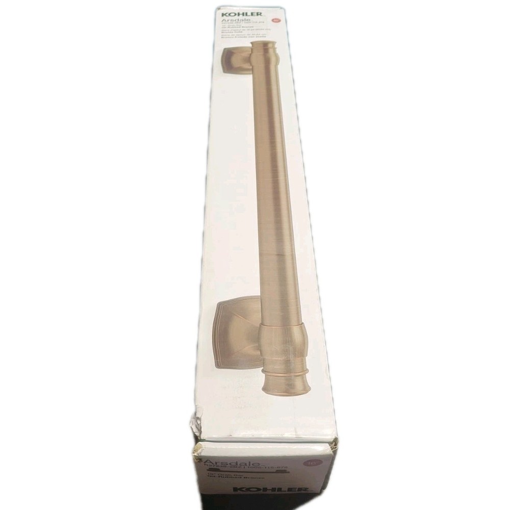 KOHLER Arsdale 16 in. Grab Bar in Oil-Rubbed Bronze – NEW – Free Shipping