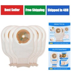 20 PCS Colostomy Bags, Drainable Pouches, Skin-Friendly Hydrocolloid