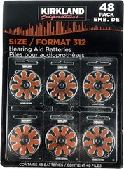 Bulk 48-Pack of High Capacity 1.45V Hearing Aid Batteries – Eco-Conscious Choice