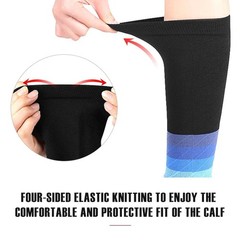 Calf Compression Sleeves 20-30mmHg Leg Support Running Sports Men Women