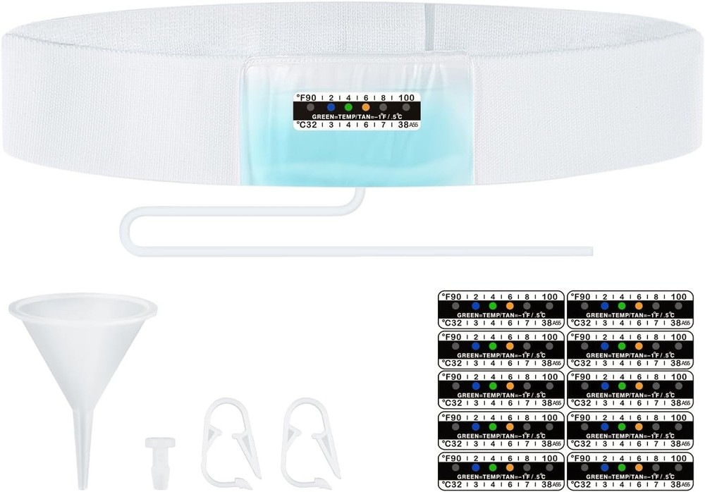Urine Test Complete Kit，with Funnel, Temperature Strip， Lining Sample Bag, Urine
