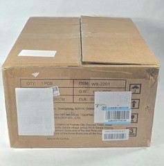 Aojin WB-2201 Foldable Knee Scooter Walker Steerable Basket 300 lb Black