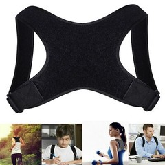 Adjustable Posture Corrector ? Back & Shoulder Support, Lightweight & Unisex