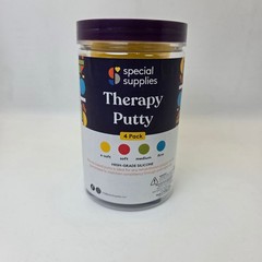 Special Supplies Therapy Putty 4 Pack Silicone X-Soft Soft Medium Firm New