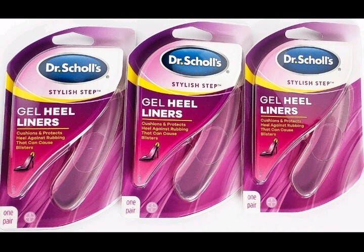 Dr Scholls Gel Heel Liners (Stylish Step) 3 Pack