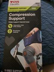 CVS Compression Support Knee Size Med / Large, Moderate Support ADJUSTABLE