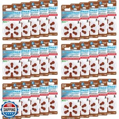 Powermax Size 312 Hearing Aid Batteries, 180 Count Long-Lasting Battery Pack,