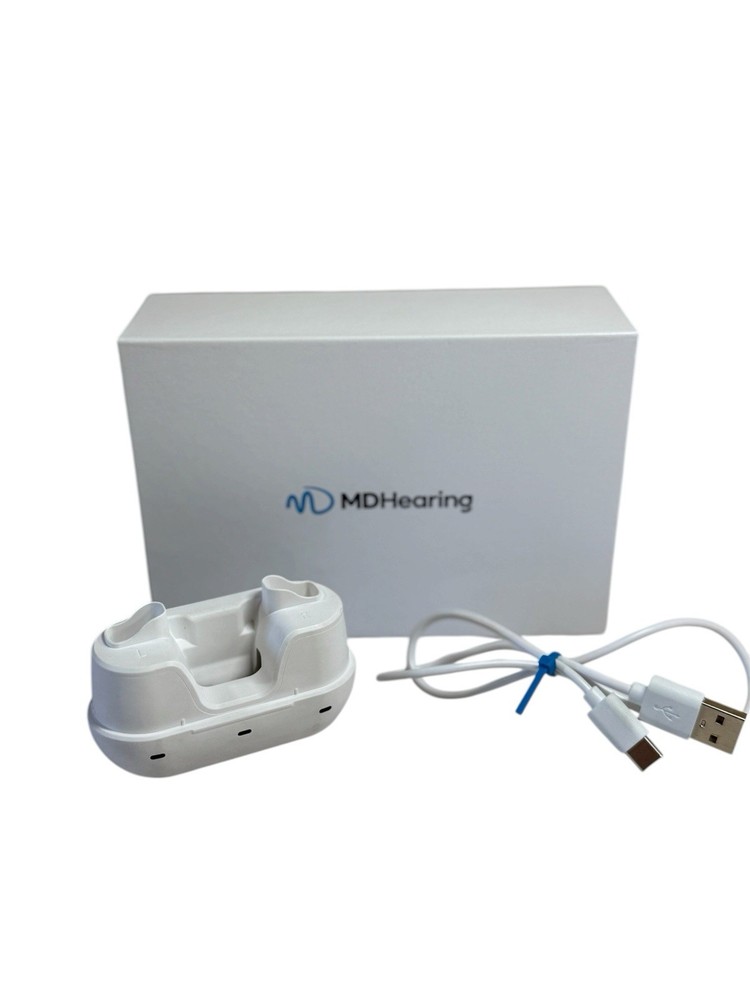 MDHearing AIR 3 Series A Charging Case Base Replacement + Original Box + USB