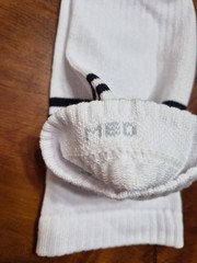 Bombas Compression Socks Lot Of 4 15-20MM Black Grey White Blue Honeycomb M NWOT